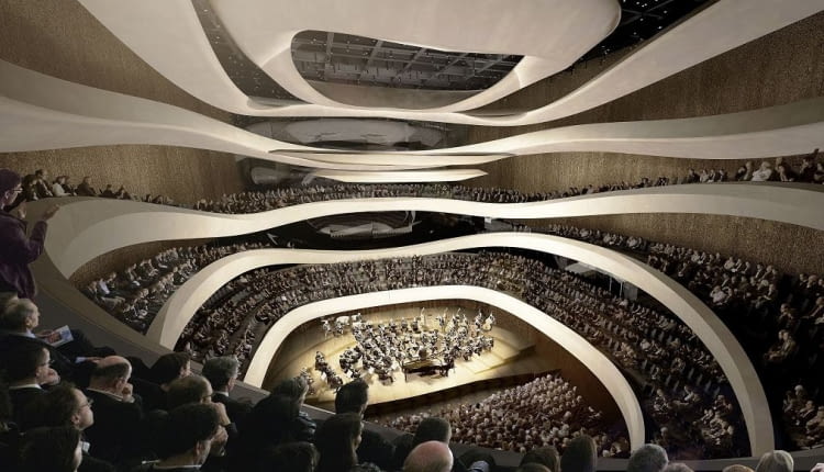 Sinfonia Varsovia Centrum. Proj. Atelier Thomas Pucher, Grupa 5 Architekci