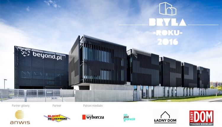 BRYŁA ROKU 2016 - nagroda Internautów Serwerownia Beyond, projekt: ELD Poland