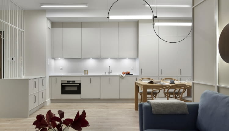 Morska bryza: 70-metrowy apartament w Gdańsku