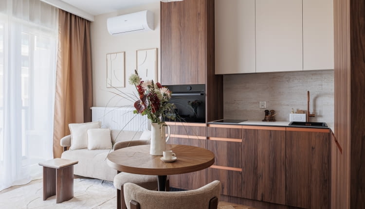 Wnętrze inspirowane estetyką połowy XX wieku - projekt Decoroom