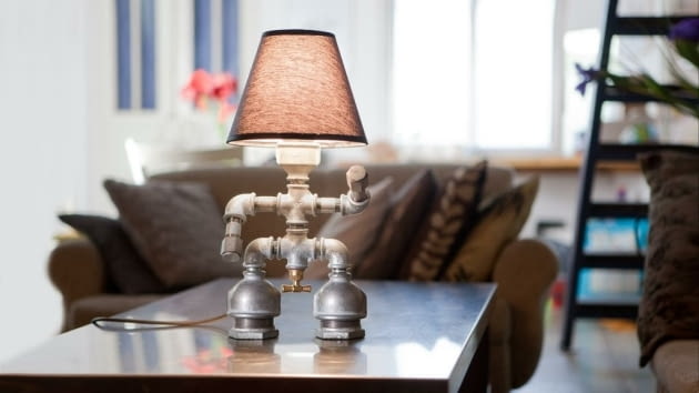 Lampy KOZO, proj. David i Anat Shefa, oświetlenie, recykling, design