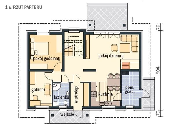 plany domu,rzuty domu