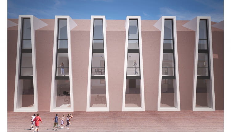 Projekt budynku mieszkalnego na terenie Starego Miasta w Zamościu