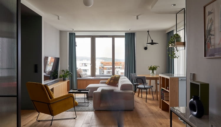 Kolorowe mieszkanie w Gdańsku