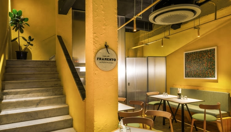 Pizzeria Framento we włoskim Cagliari - projekt pracowni C+CO4 Studio
