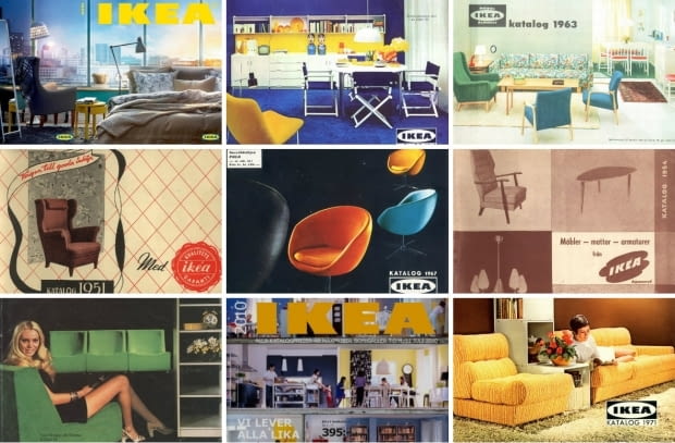 archiwalne okładki, katalog IKEA, katalogi IKEA, stare okładki, stare katalogi IKEA
