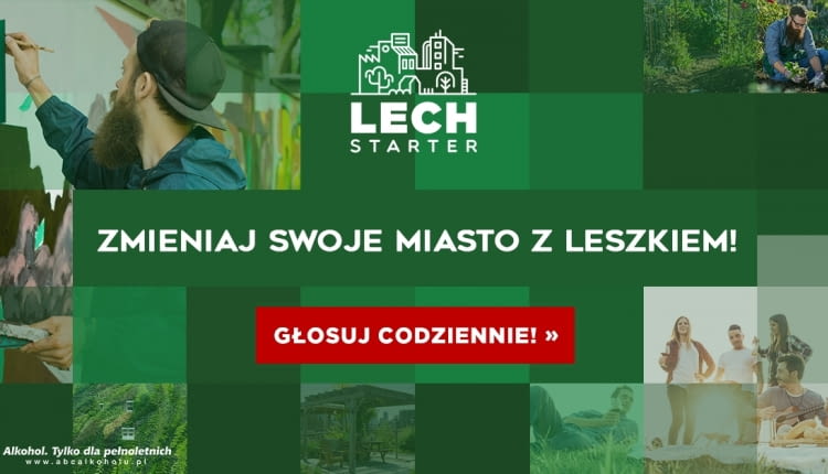 LECHSTARTER - milion złotych na projekty poprawiające jakość życia w polskich miastach