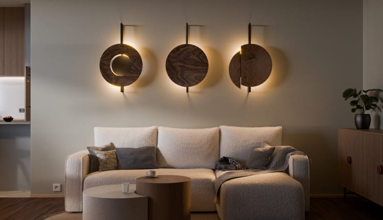 Kinkiety z kolekcji Sunset Led D
