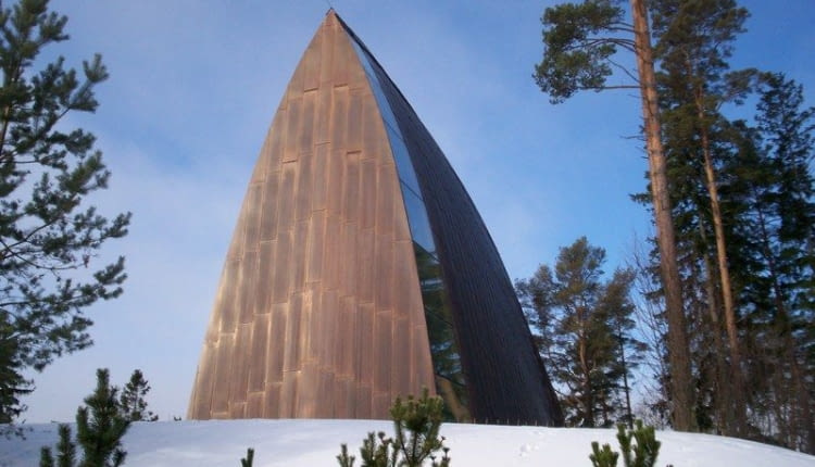 architektura sakralna, kościoł, architektura, Ekumeniczna kaplica św Henryka, Turku, Finlandia, Matti Sanaksenaho, Pirjo Sanaksenaho, Enrico Garbin