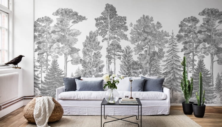 Fototapeta Rebel Walls Scandinavian Bellewood Gray R17201