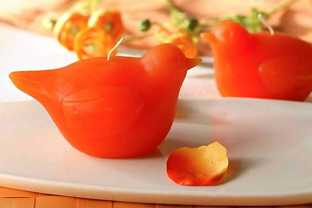 WNETRZA KOLOR POMARANCZOWY SWIECZKI