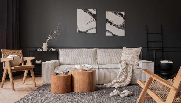 Minimalistyczny styl w aranżacji salonu