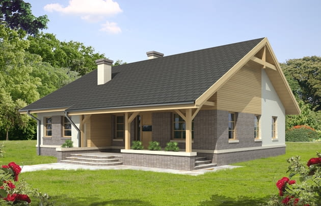 projekt domu, dom jednorodzinny