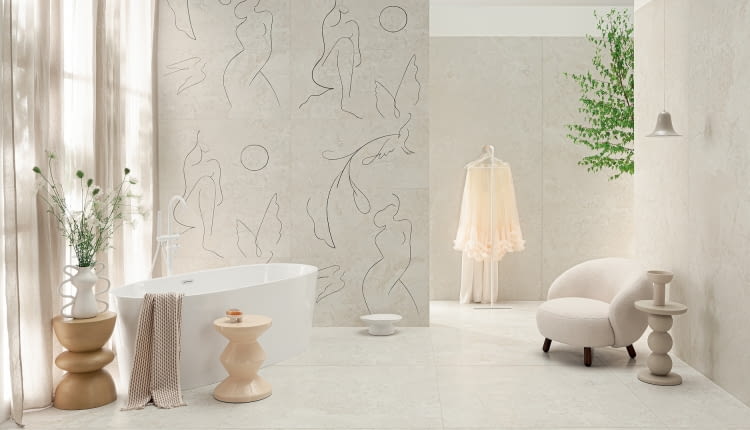 Nowa kolekcja płytek TERI: współpraca Grupy Tubądzin z ilustratorką Anną Rudak