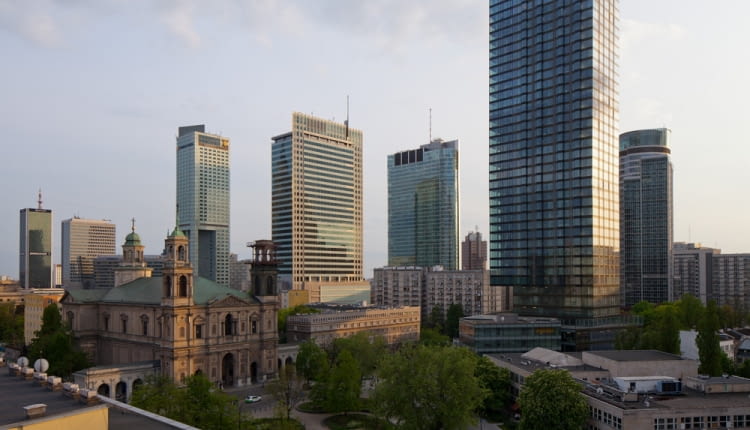 Wieżowiec Cosmopolitan w Warszawie, więcej zdjęć na www.a-pk.pl