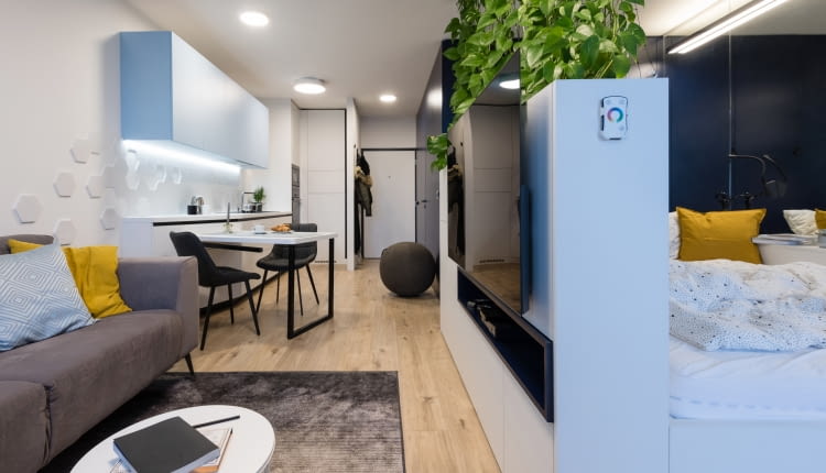 Małe mieszkanie z pomysłem