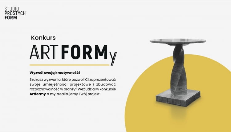 Konkurs na projekt mebla „ArtFormy” - zgłoszenia do 14.07.2024