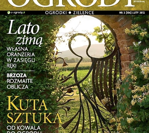 Okładka miesięcznika Ogrody 02/2012