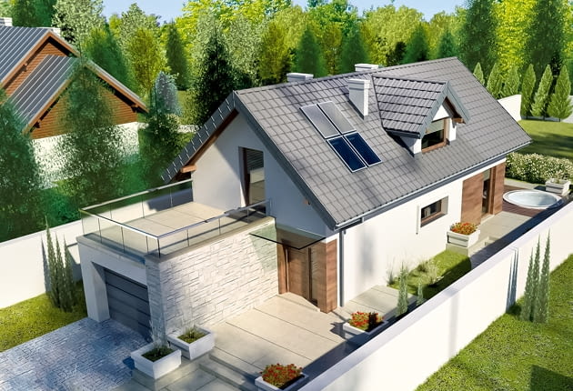 dom jednorodzinny, projekt domu, projekty domów