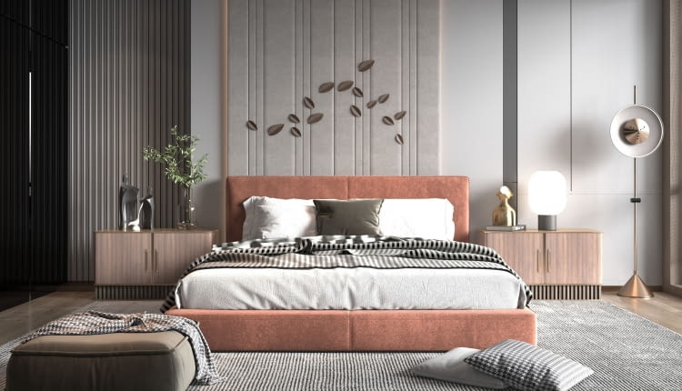 Modny zagłówek łóżka