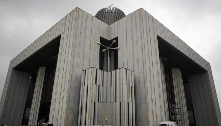 07.11.2016 Warszawa. Swiatynia Opatrznosci Bozej przed otwarciem Fot. Jacek Marczewski / Agencja Gazeta SLOWA KLUCZOWE: Swiatynia Opatrznosci Bozej katolicy budowa /FR/