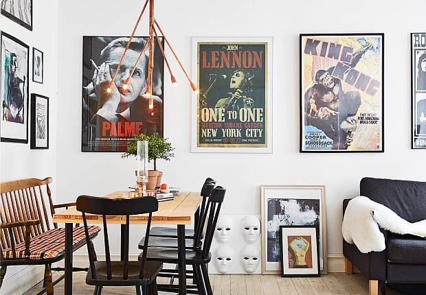 małe mieszkanie, mieszkanie w skandynawskim stylu, jasne mieszkanie, jak urządzić mieszkanie