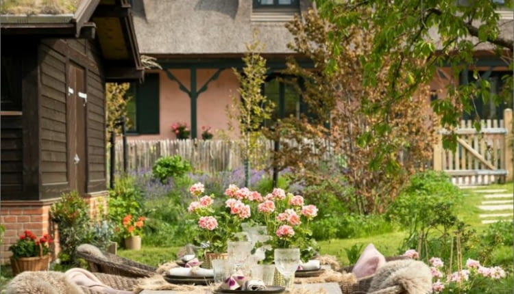 Dekoracja stołu w stylu country chic