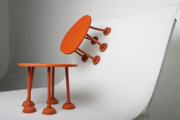 Rubber Table - Gumowy Stół; projekt: Thomas Schnur