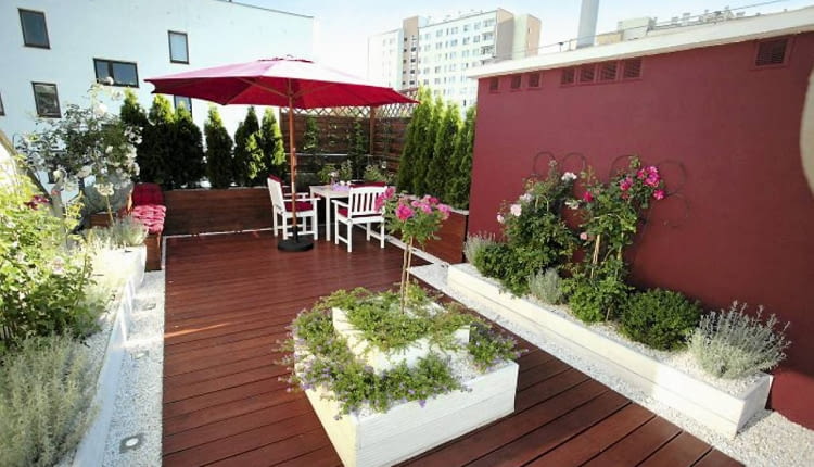 28.06.2010 WARSZAWA , TARAS DLA MIESIECZNIKA OGRODY , PROJEKTANT ELIZA ROZOWICZ ( RÓŻOWICZ ). FOT. WOJCIECH SURDZIEL / AGENCJA GAZETA SLOWA KLUCZOWE: OGRODNICTWO OGRODY TARASY