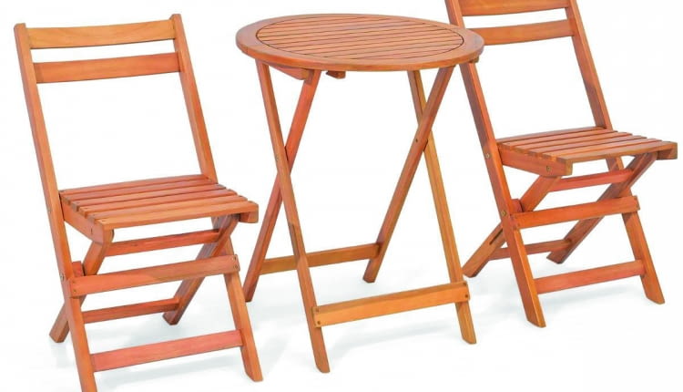 Składany zestaw mebli
