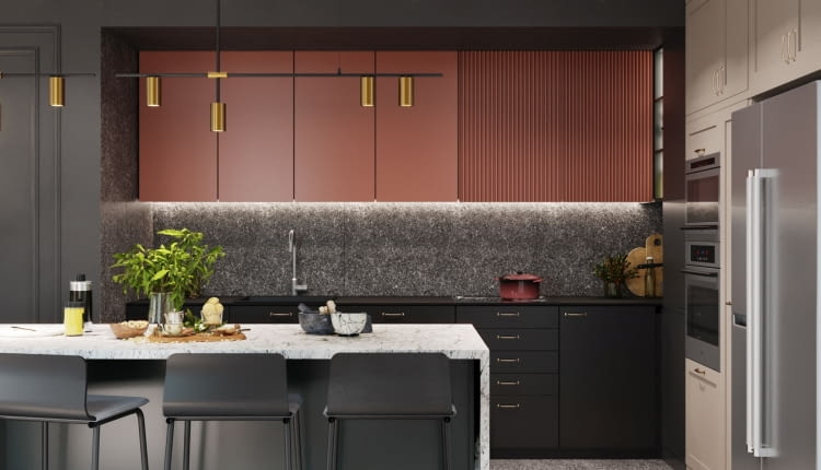 Tu mieszka kolor! Apartament w Krakowie autorstwa MIKOŁAJSKAstudio
