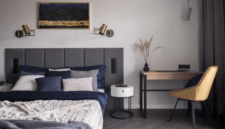 Nowoczesna sypialnia