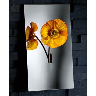 wazon ścienny, wazon stalowy