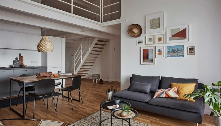 salon z aneksem kuchennym