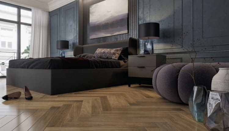 Czarny kolor w sypialni