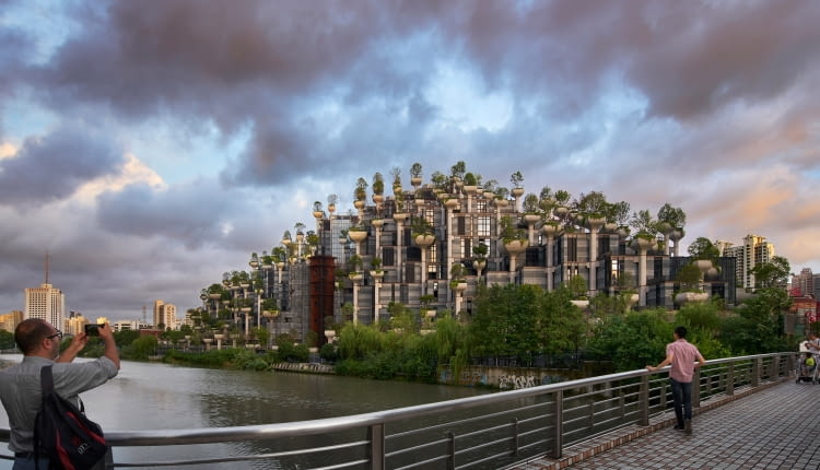 1000 Drzew w Szanghaju. Proj.  Heatherwick Studio