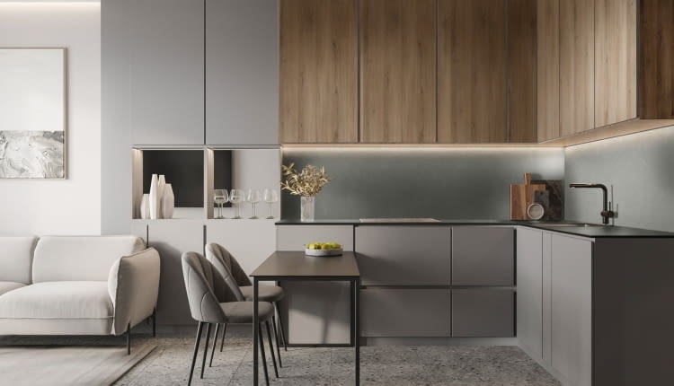 kuchnia z płyty laminowanej