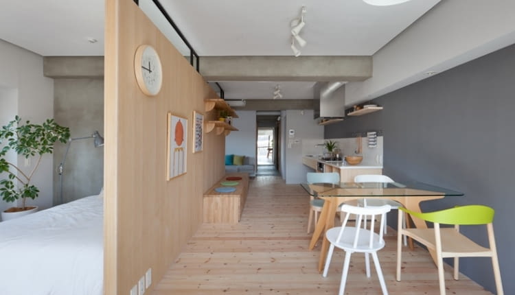 Stylowe mieszkanie w Jokohamie; proj. Sinato