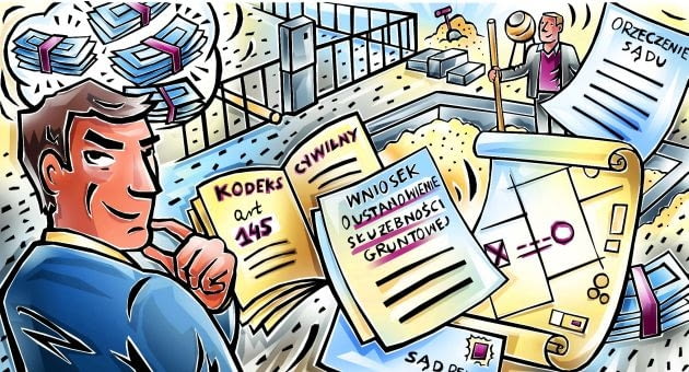 Czasem jedynym wyjściem w zaistaniałej sytuacji jest ustanowienie służebności gruntowej