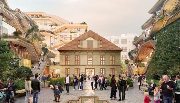 Savarin w Pradze. Proj. Heatherwick Studio