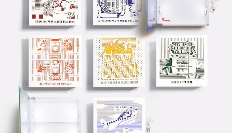 Szafki - w tym projekcie Malwina Konopacka również łączy zainteresowanie wzornictwem (forma) i ilustracją (żartobliwe historyjki). Całość uzupełniają jeszcze znane sentencje użyte w dość ironiczny sposób. W rezultacie - bardzo współczesny, przewrotny efekt.