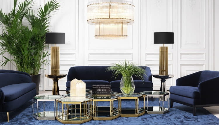 Przegląd najnowszych luksusowych mebli, oświetlenia i akcesoriów marki Eichholtz