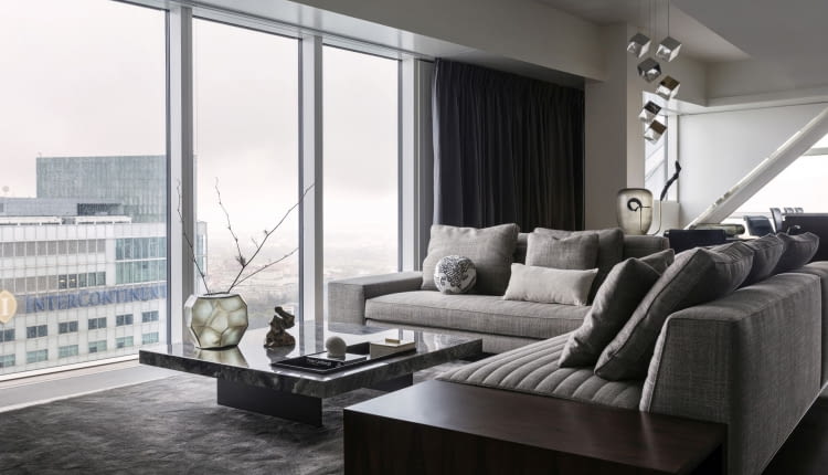 Apartament przy Złotej 44 w Warszawie - projekt aranżacji od MOW.design