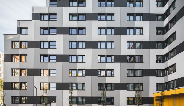 Foxtrot - prywatny akademik w Warszawie. Proj.  22ARCHITEKCI