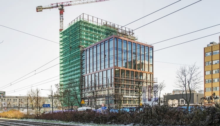 Biurowiec VIBE na warszawskiej Woli. Proj. PIG Architekci