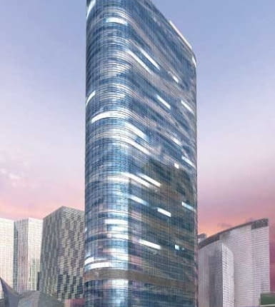 norman foster, harmon hotel, las vegas, hotel, architektura