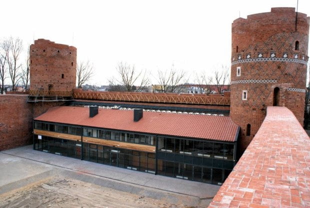 Nowy Pawilon na zamku w Ciechanowie. Materiały Muzeum Szlachty Mazowieckiej