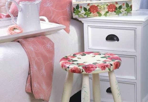 Decoupage na drewnie