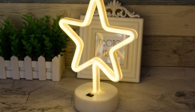 Neon LED MANTA Gwiazda SNL41WH