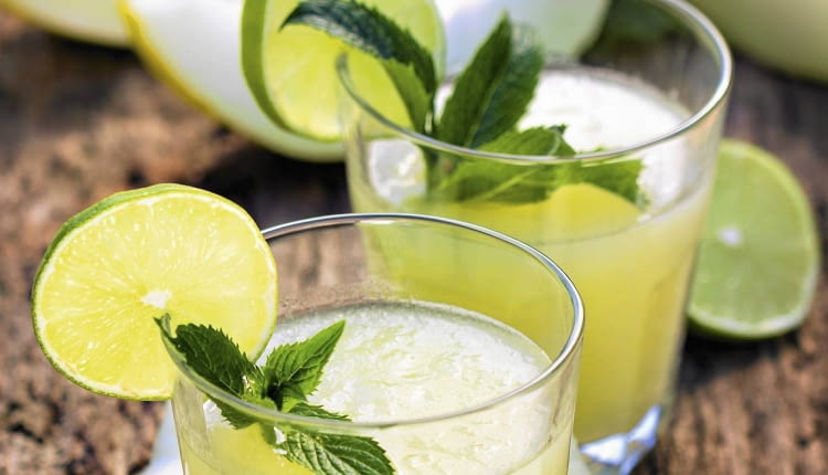 Aromatyczny koktajl z melonem i limonką